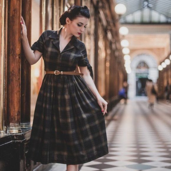 Hearts and Found Dresses & Skirts - Hearts and Found Rad Plaid/Tartan Trudie Dress